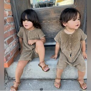 The Simple Folk Terry Playsuit. Size 3-4 YRS.